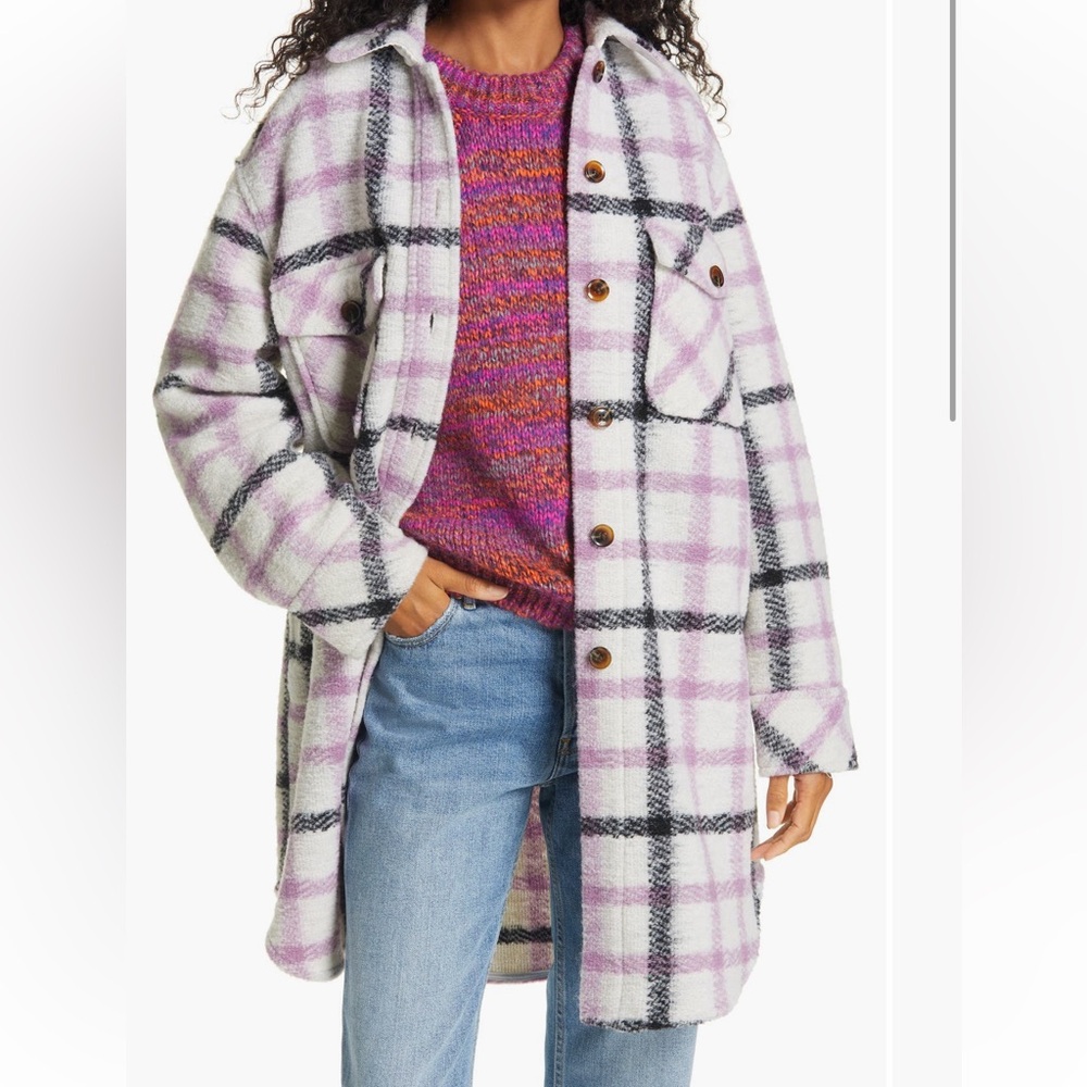 Samsoe Samsoe Galatea Plaid Oversize
Shirt Jacket